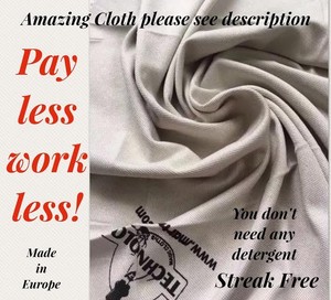 HIGH-QUALITY-AMAZING-DETERGENT-amp-STREAK-FREE-Microfiber-CLEANING-Cloth-WATER-Towel