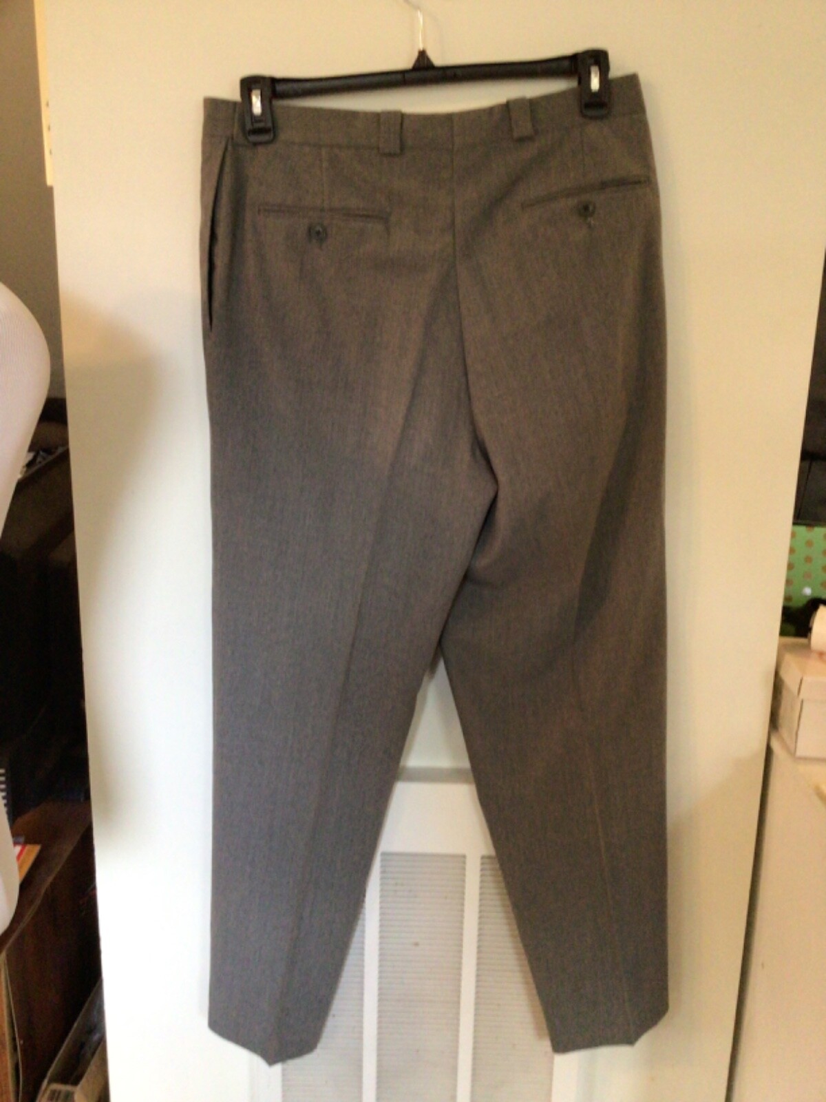 Men's DKNY Essentials Solid Gray Wool 3 Button 2P… - image 12