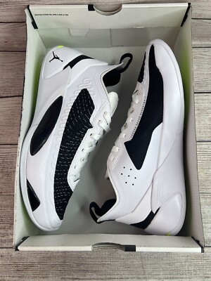 NIKE AIR JORDAN LUKA 1 BLACK/WHITE/VOLT DN1772-107 SIZE 8.5 NIB NO