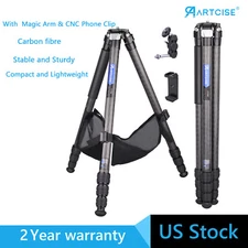 ARTCISE CT70C Carbon Fiber Camera Tripod Heavy Duty Lightweight Travel Tripod
