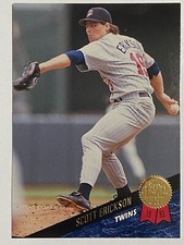 1993 Leaf #142 Scott Erickson Minnesota Twins