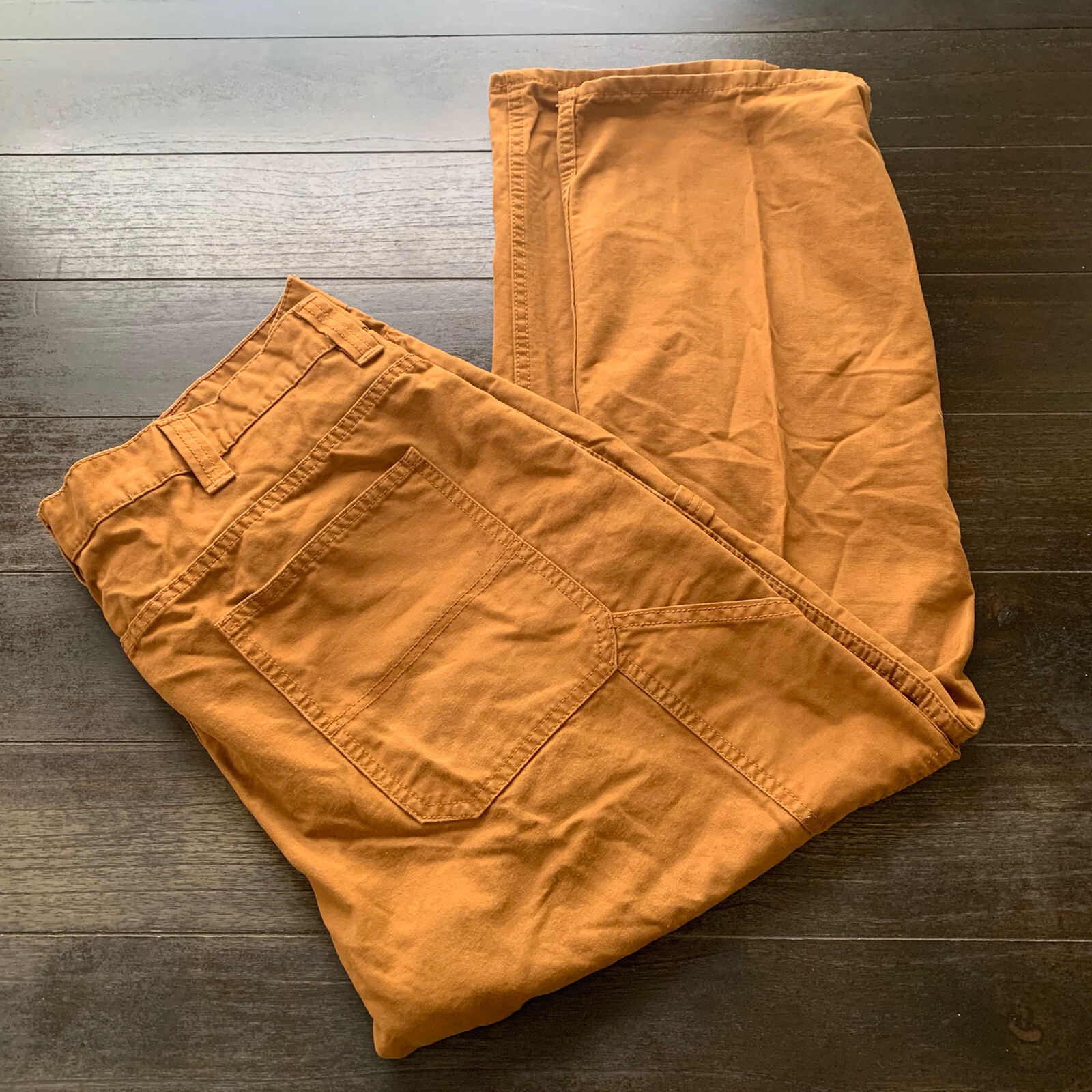 Blue Mountain Men Carpenter Utility Work Jeans Brown Size 38x30