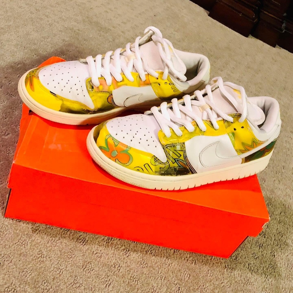 DJ Rectangle Pre-owned VTG 10 Nike Dunk SB Low Pro De La  display picture 3