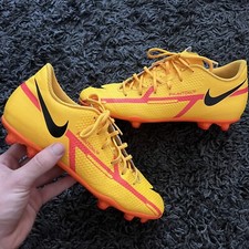 Nike Phantom GT2 Club FG/MG-Laser Orange/Black Size 7.5 Soccer