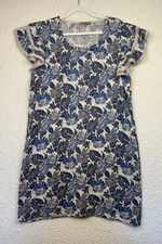 Luisa Perla Made In Italy Crochet Trim Ruffle Sleeve Linen Lace Dress Large