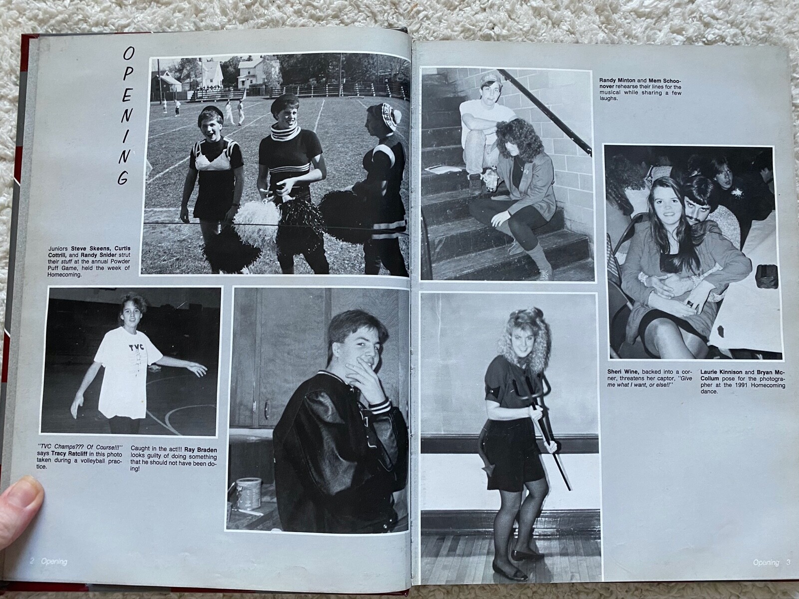 Vinton County High School Yearbook 1992 Once Upon a Time" McArthur