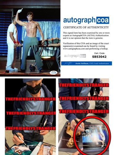 Matt Bomer signed "MAGIC MIKE" 8x10 Photo d EXACT PROOF Sexy Hot ACOA COA