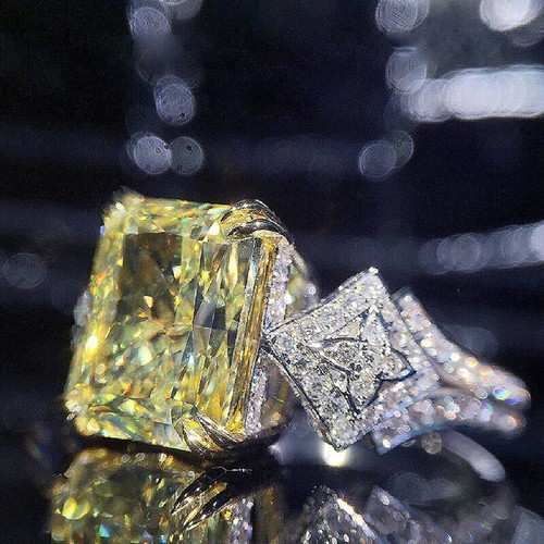 Gorgeous Cubic Zircon 925 Silver Filled Charm Rings Wedding Jewelry Sz 6-10 - Picture 4 of 7