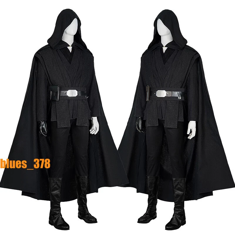Star Wars Mandalorian Luke Skywalker Hombres Halloween Juegos con disfraces Disfraz Capa Trajes Foto 2 de 4