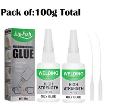 2× Multifunctional Welding High-Strength Oily Glue-Uniglue Universal Super Glue