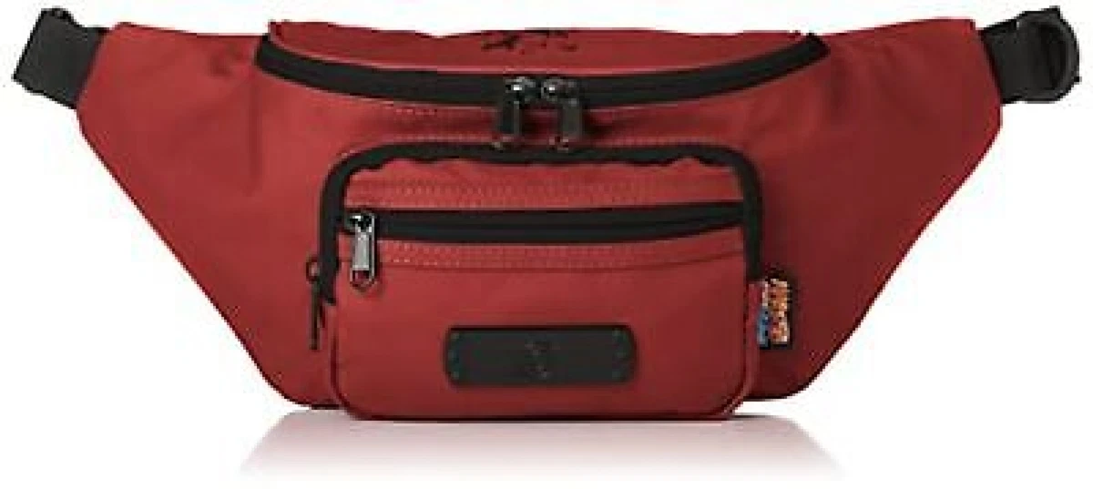 Naruto Shippuden Sasuke Uchiha Waist Bag NWP21069 Fanny Pack Wine Color Japan