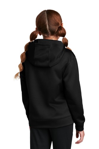 Sport-Tek YST244 Youth 100% Polyester Sport-Wick Fleece Hooded Pullover - Picture 7 of 45