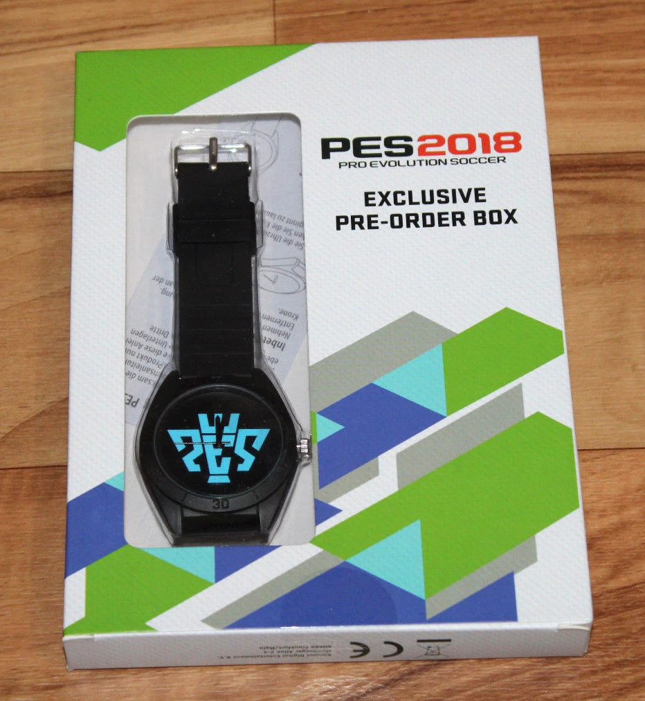 Pro Evolution Soccer 2018 PES Preorder Box Watch PS3 PS4 Xbox 360