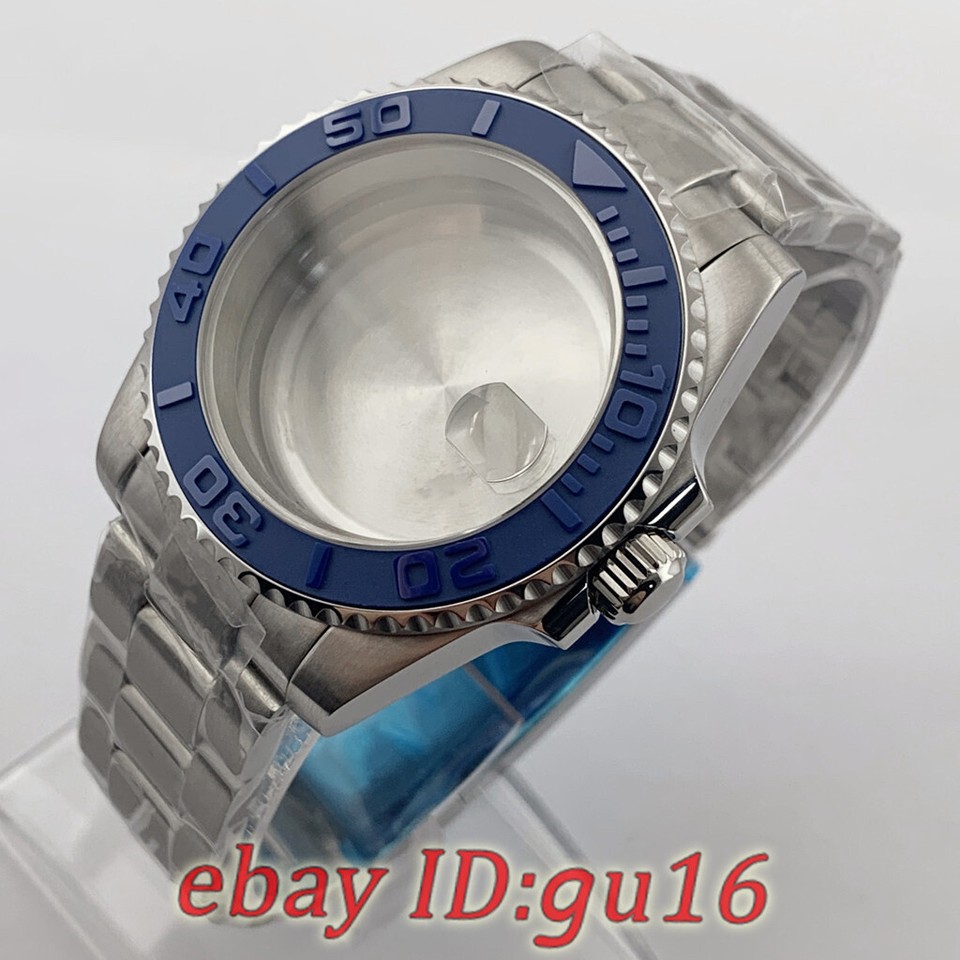 Cassa Orologio In Acciaio BLIGER 40mm/43mm Per Movimenti NH35, NH36, ETA 2836, Miyota 8215