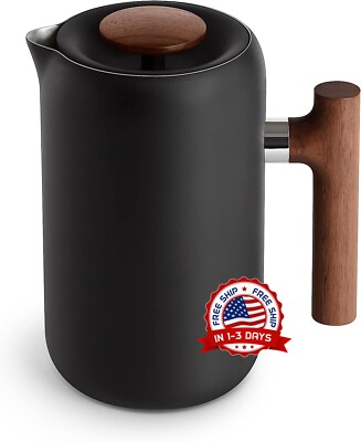 Cafetera Bodum Brasil De Prensa Francesa Negra Taza Cafe Clasico Elegancia Nuevo