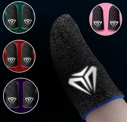 Breathable Sweatproof Anti-slip Finger Cots Game Fingertip Gloves Touch Screen