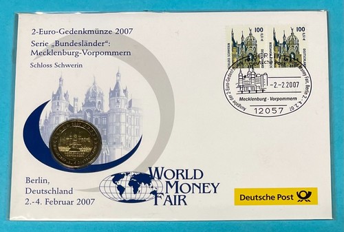 Deutschland 2 Euro Numisbrief World Money Fair Post 2006 - 2023, AUSWAHL (S4-29 - Bild 7 von 44