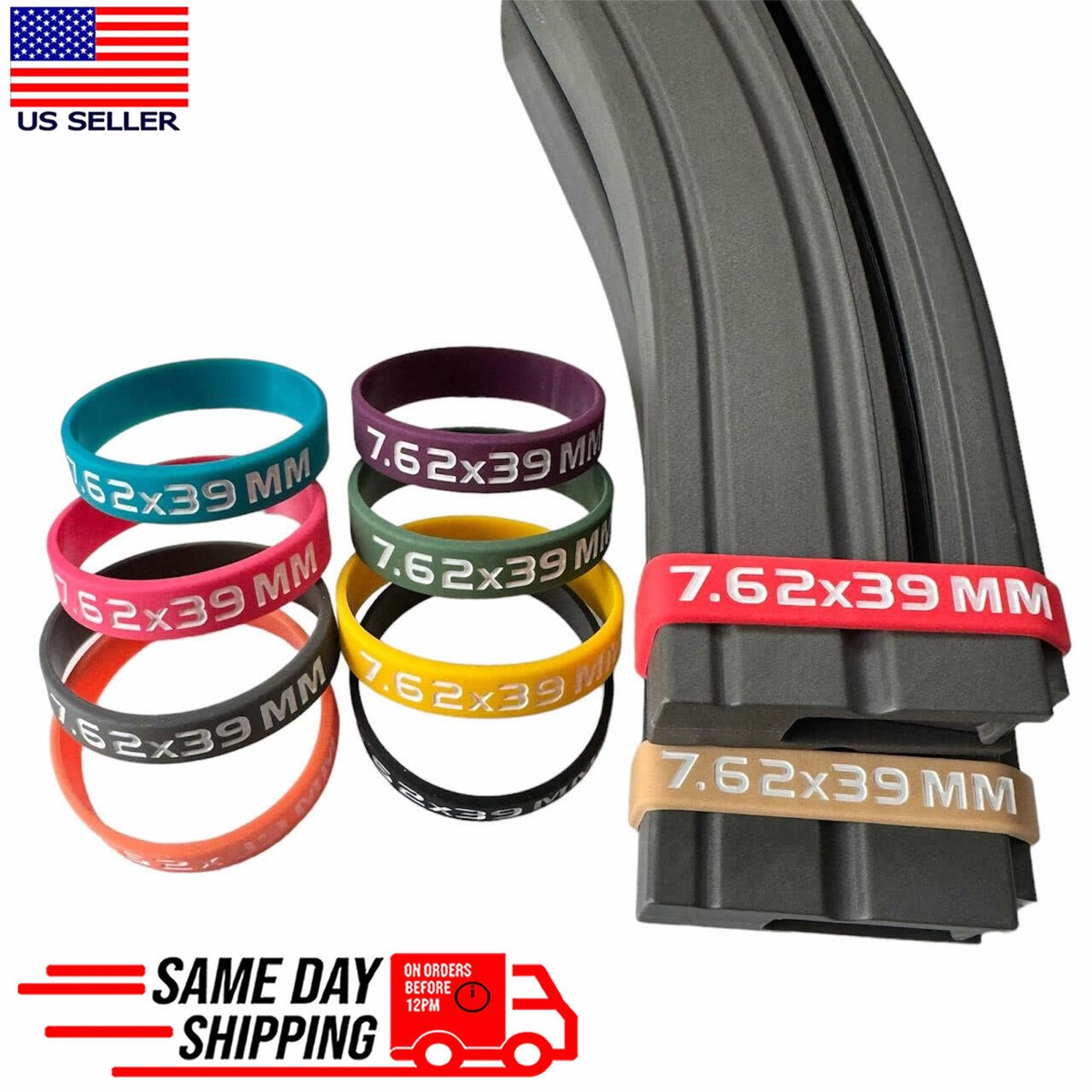 7.62 X 39 MM Magazine ID Marking Bands / 762 Upper Receiver Mag