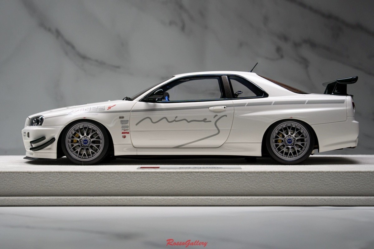 RARE* Make Up Idea 1/18 Mine's Skyline GT-R BNR34 V-Spec N1 RARE* Make Up Idea 1/18 Mine's Skyline GT-R BNR34 V-Spec N1