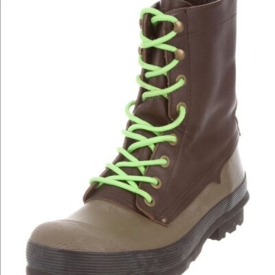 Hunter leather and rubber boots size 11 Hunter Leather & Rubber Boot, 11, Black - Walmart.com main image 2