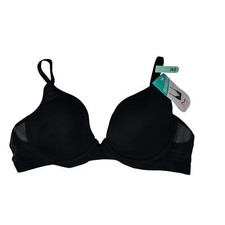 New Maidenform lightweight mesh black bra 36B