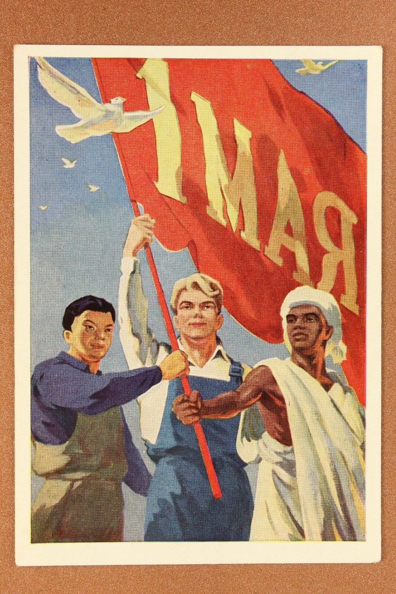 Dove Soviet Peace propaganda 1 May China India USSR Russian