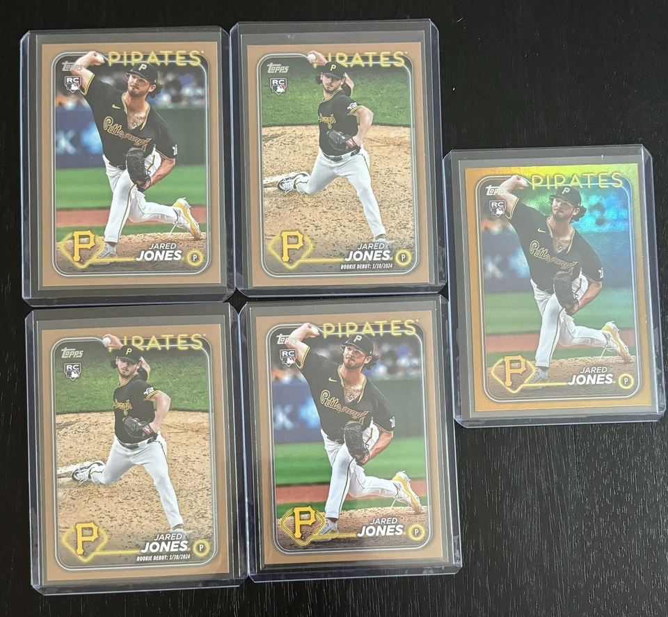 Lot of 14 - 2024 Jared Jones RC Topps Chrome Update Series Pittsburgh Pirates - Image 4 of 4