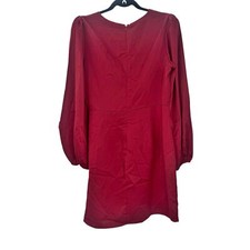 ASTR THE Label ADR101931 Satin Finish Mini Dress Red Size M NWOT 