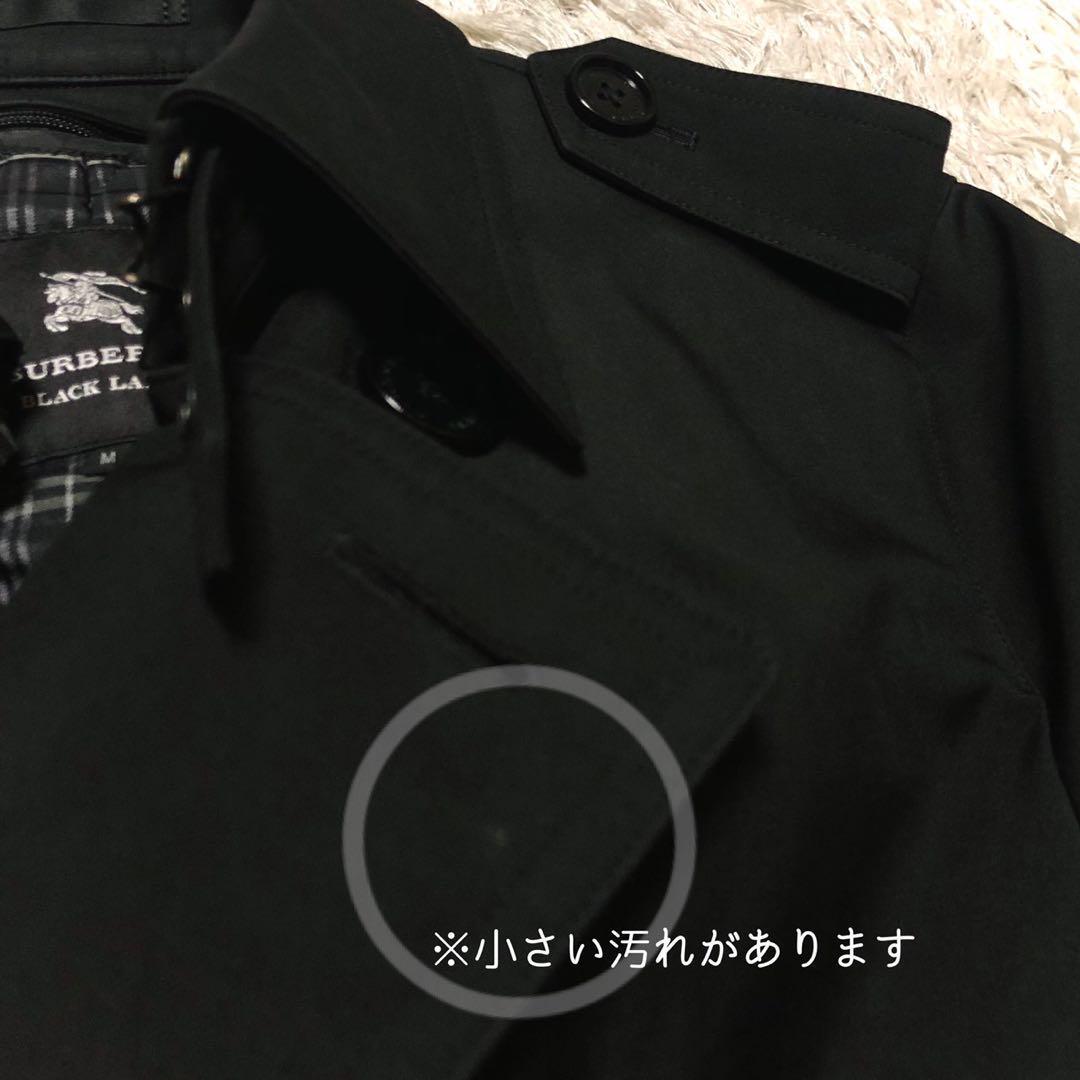 Burberry Black Label Trench Coat Black Polyester With Liner Size M For Men thumbnail 16