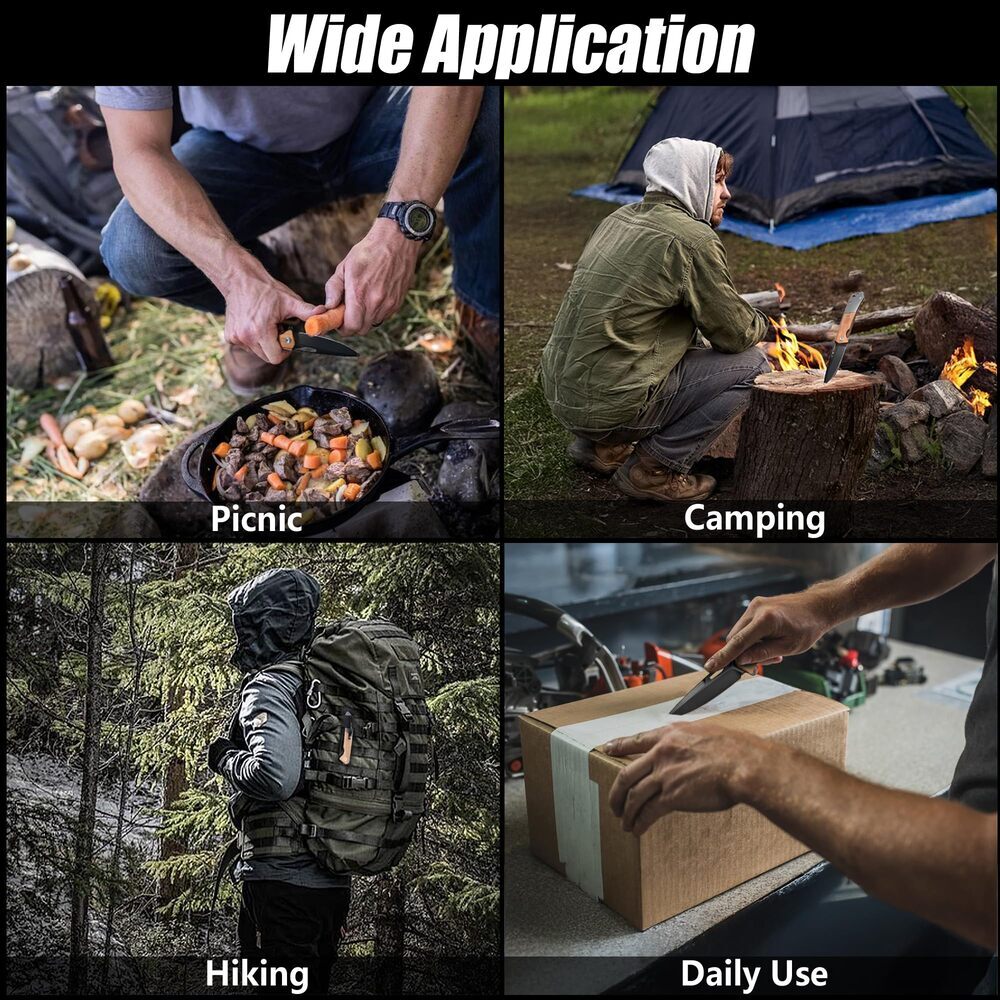 FLISSA Folding Pocket Knife SANDVIK 14C28N Steel Blade Olive Wood-Steel Handle