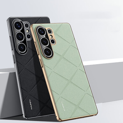 Hülle Für Samsung Galaxy S26 S25 S24 Ultra Handy Schutz PU Leder Hard Case Etui