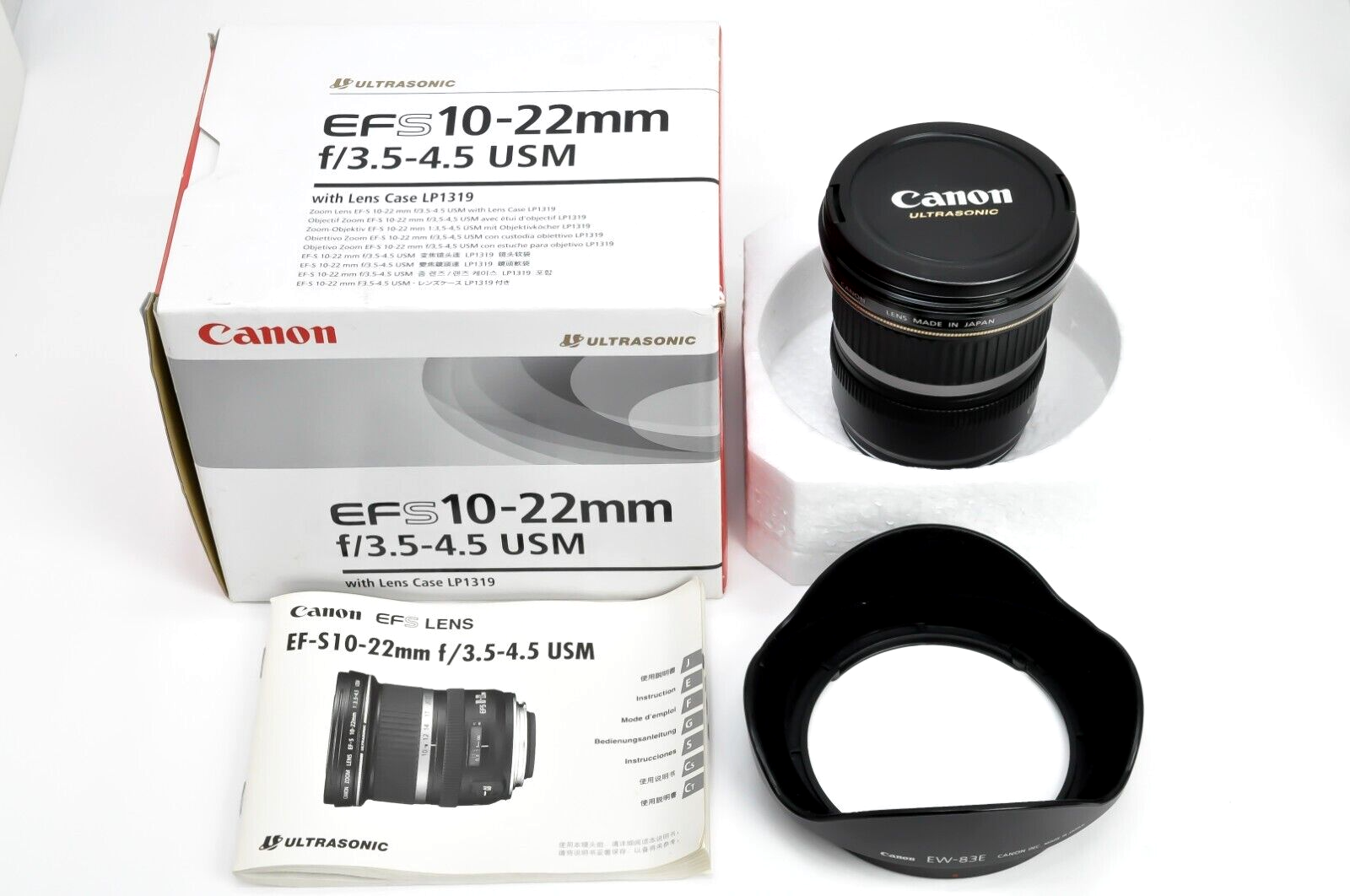 Mint in Box - Canon EF-S 10-22mm F/3.5-4.5 USM Zoom Lens EF Mount Japan 2260