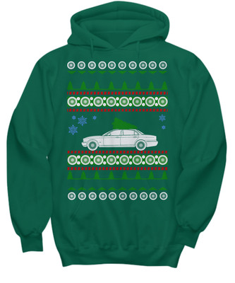 Jaguar XJ 2009 Ugly christmas sweater - Hoodie