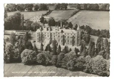 Waverley Castle Melrose Scotland Postcard RPPC Aerial View