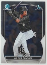 2023 Bowman Chrome Prospects #BCP-6 Wilber Sanchez Baseball Card White Sox