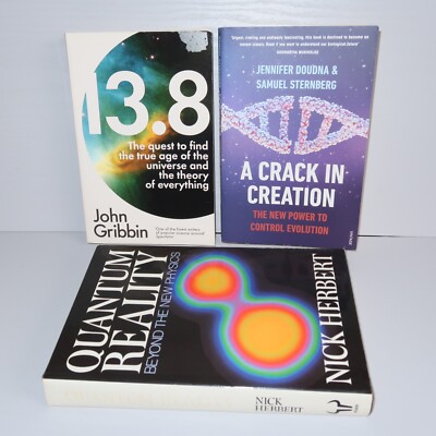 A Crack in Creation Evolution Quantum Reality Beyond Physics Science Book Bundle