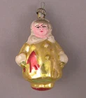 Christmas Tree Decoration Ornament Child Russian Soviet Glass Vintage Old XMAS