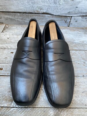 Prada X MIu Miu penny leather loafer, black dress shoes uk 9.5 | eBay Prada X MIu Miu penny leather loafer, black dress shoes uk 9.5 | eBay
