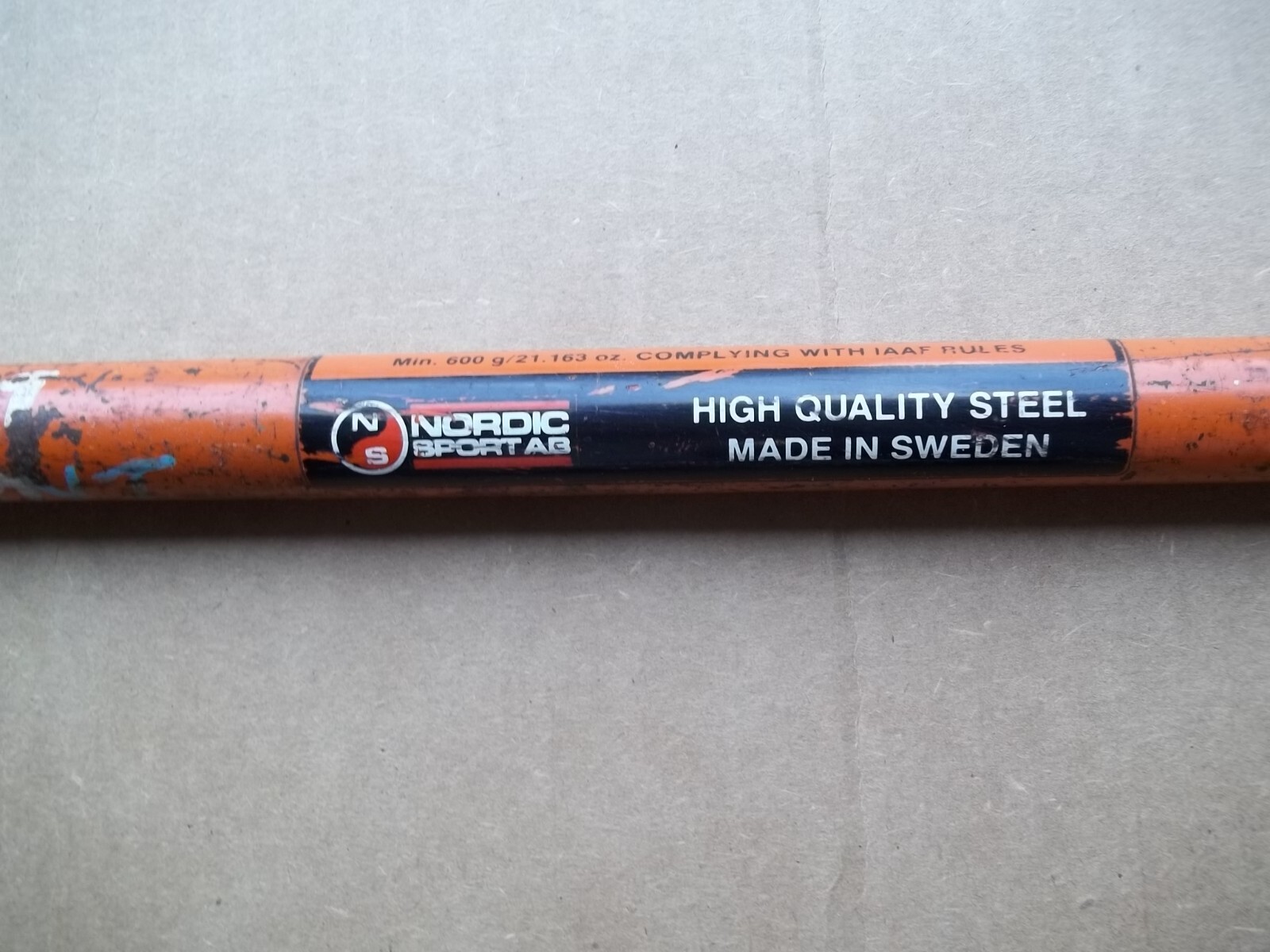 used Nordic Viking 600g Javelin for practice or competition eBay