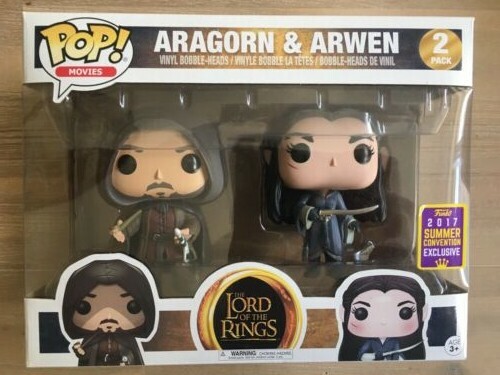 the Rings Aragorn \u0026 Arwen Pop! Vinyl 