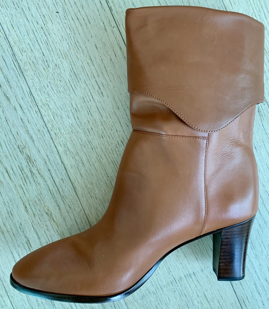 Arezzo Vivian Mid Block Leather Boots size 9 View 6