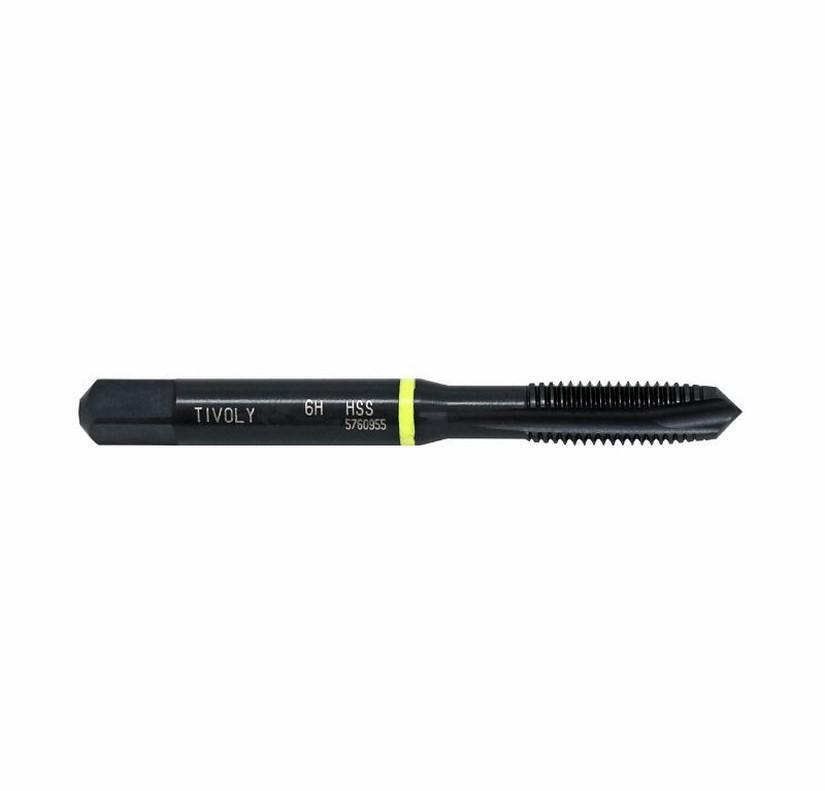 Taraud M10 Tivoly HSS anti-blocage avec conicité arrière pour perçage sans casse