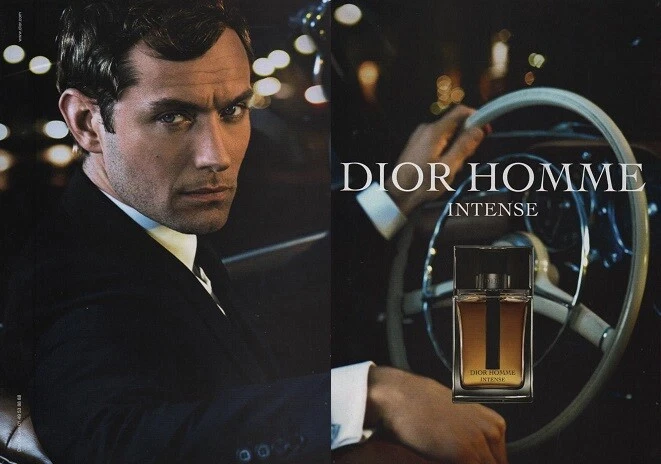 Publicité papier Parfum. Perfume ad. Dior Homme 2011 double page