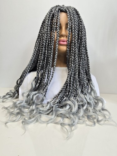 Braided Wig, Single Braids Wig 22inch - Picture 6 of 9