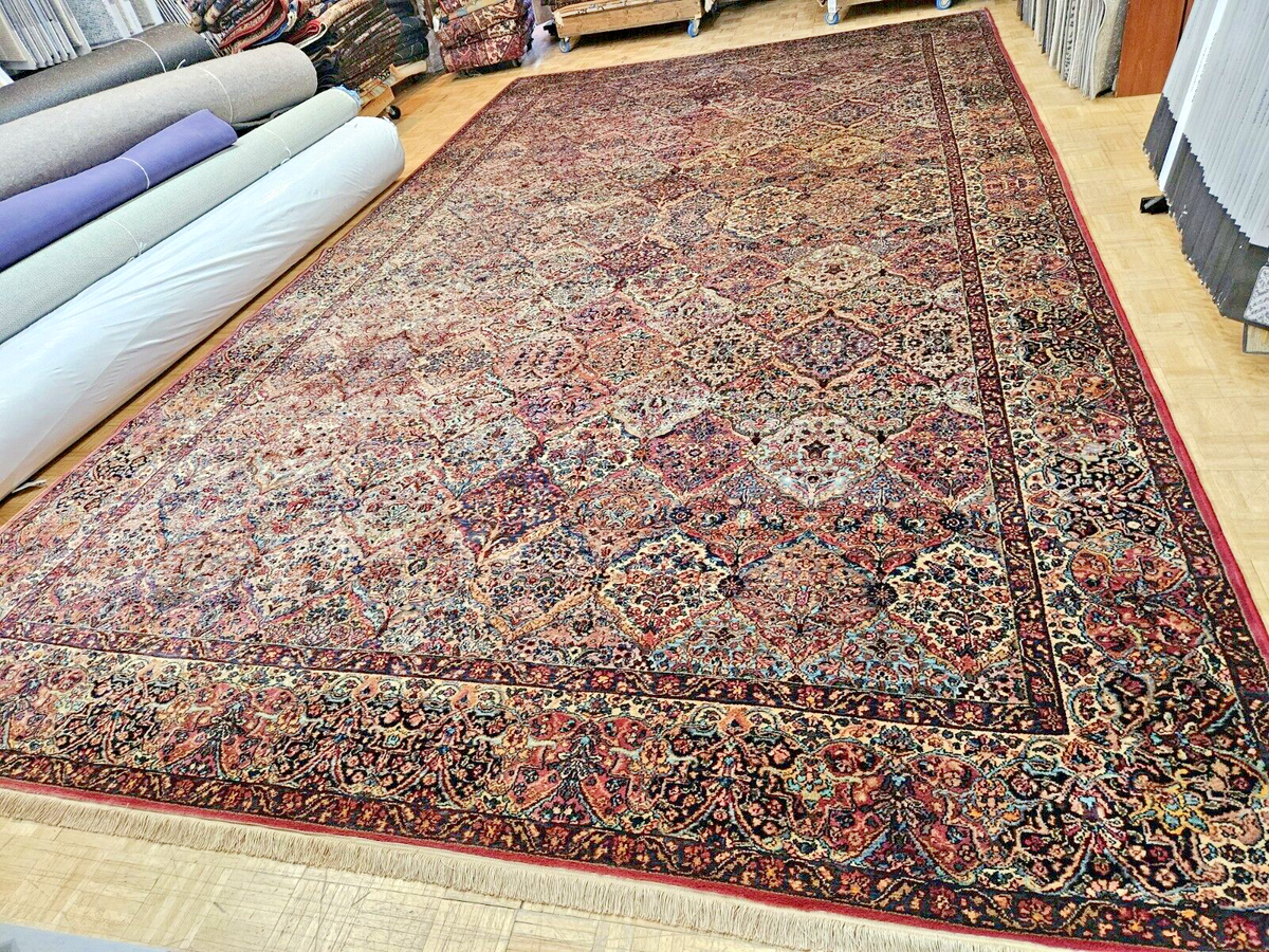 12x20 GENUINE ANTIQUE KARASTAN RUG MULTICOLOR PANEL KIRMAN 717 100