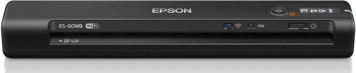 EPSON scanner ES-60WB Mobile / A4 / USB /Wi-Fi compatible Black  