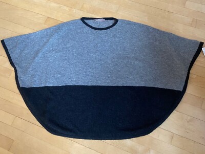 NWT BRODIE 100% Cashmere size L/XL Dolman Cocoon Poncho