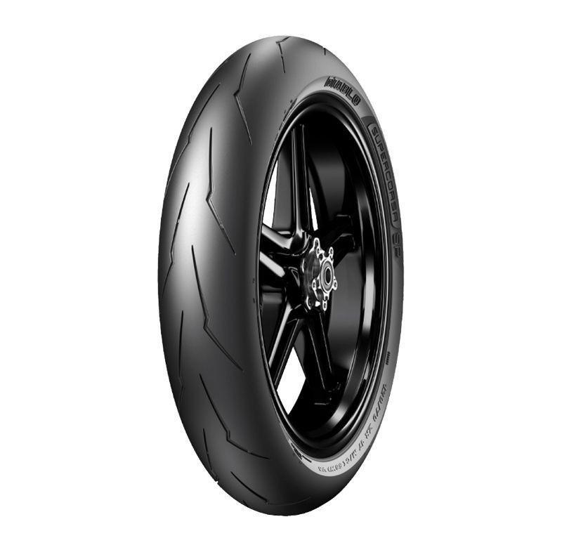 Pneu moto 120/70-17 Pirelli Diablo Supercorsa V3 SP évite les pertes d'adhérence avant