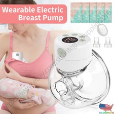 S12 2 Mode 9 Levels Electric Wearable Breast Pump Hands Free Portable with kit