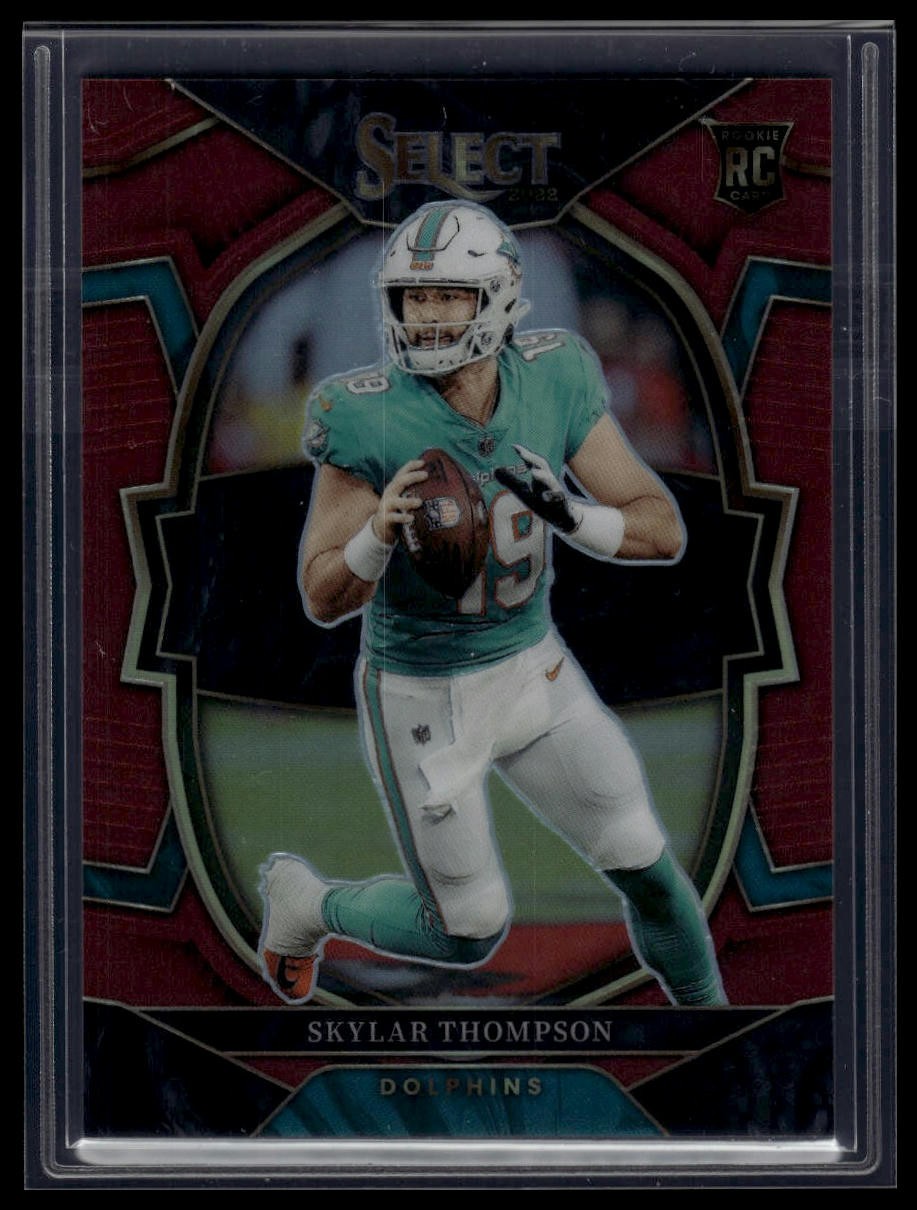 2022 Panini Select #96 Skylar Thompson Copper Prizm Die Cut #/149
